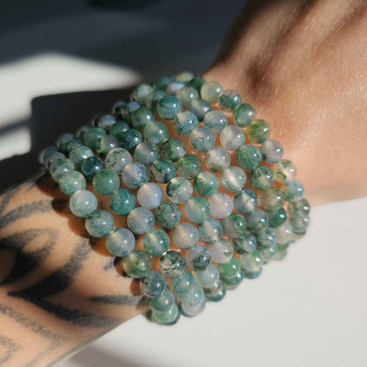 Moss Agate Bracelet