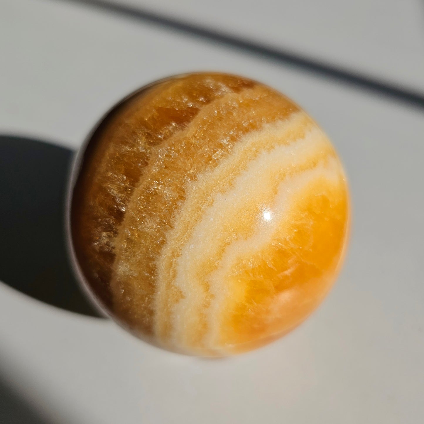 Orange Calcite Sphere