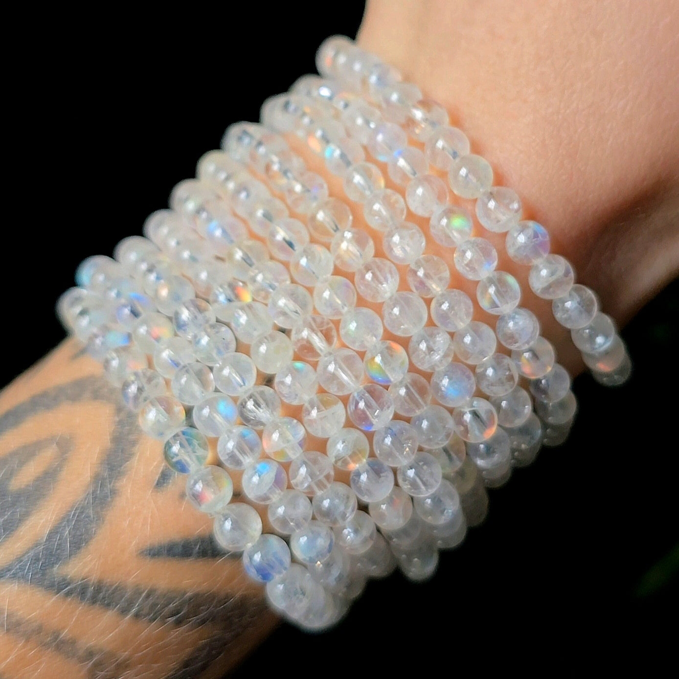 HQ Rainbow Moonstone Bracelet