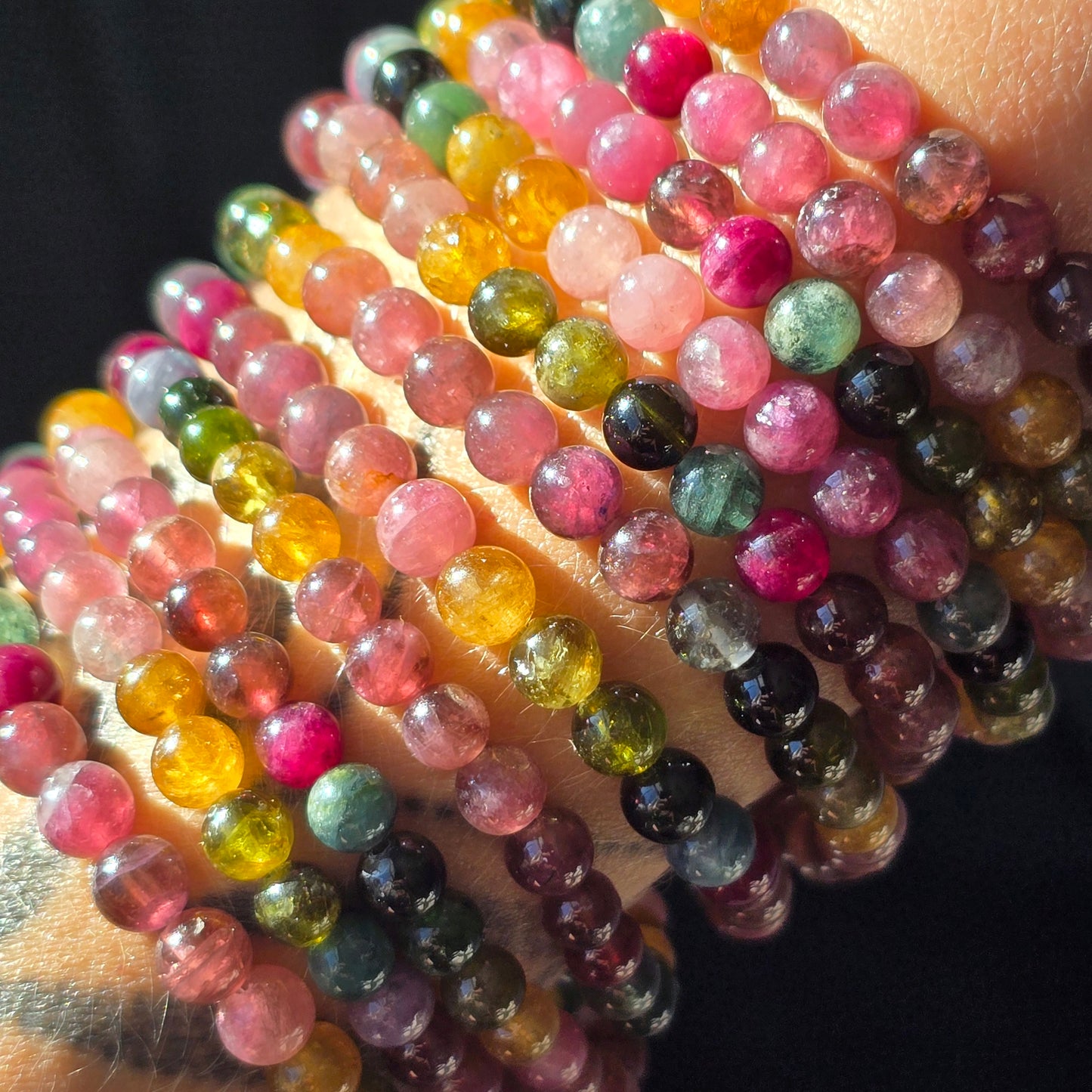 Rainbow Tourmaline Bracelet
