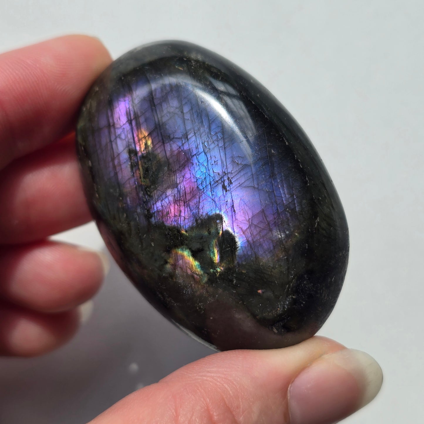 Rainbow Labradorite Palmstone