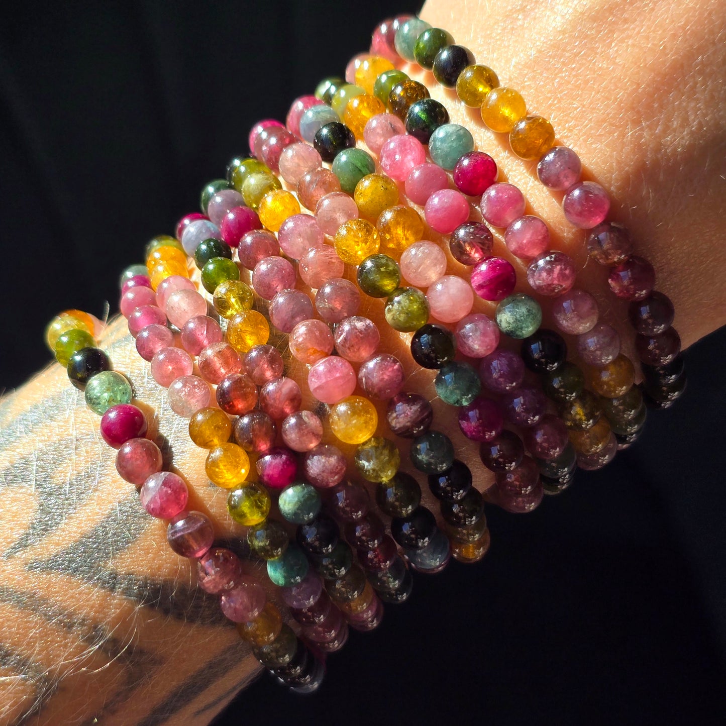 Rainbow Tourmaline Bracelet