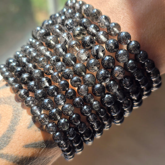 Black Tourmaline Quartz Bracelet