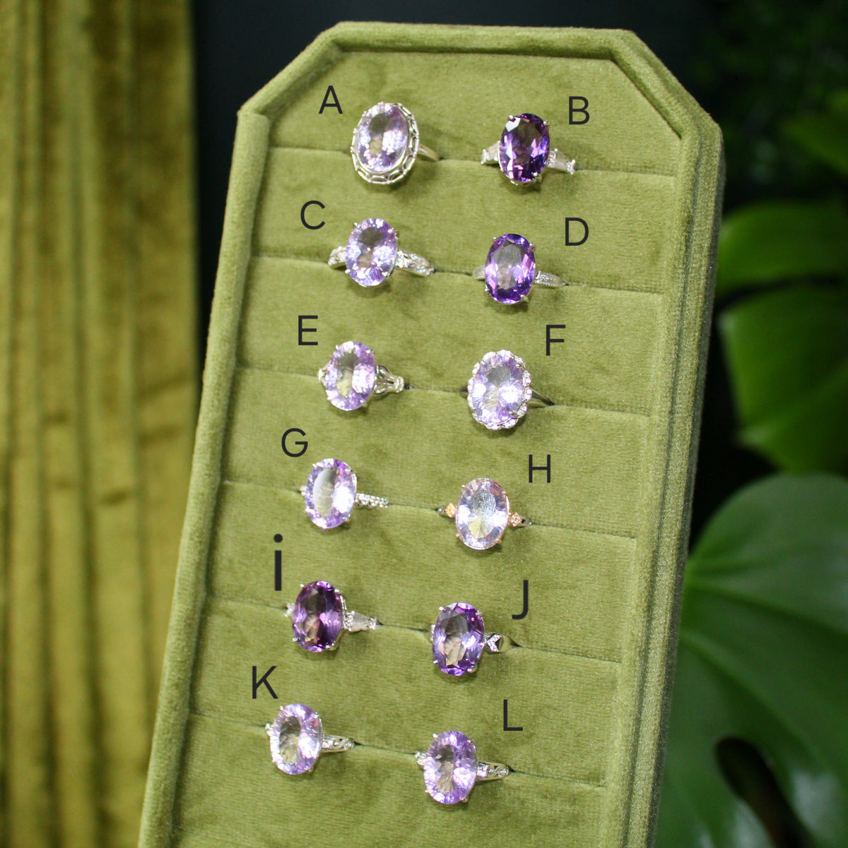 Faceted Amethyst Ring • 925 Sterling Sliver • Size Adjustable