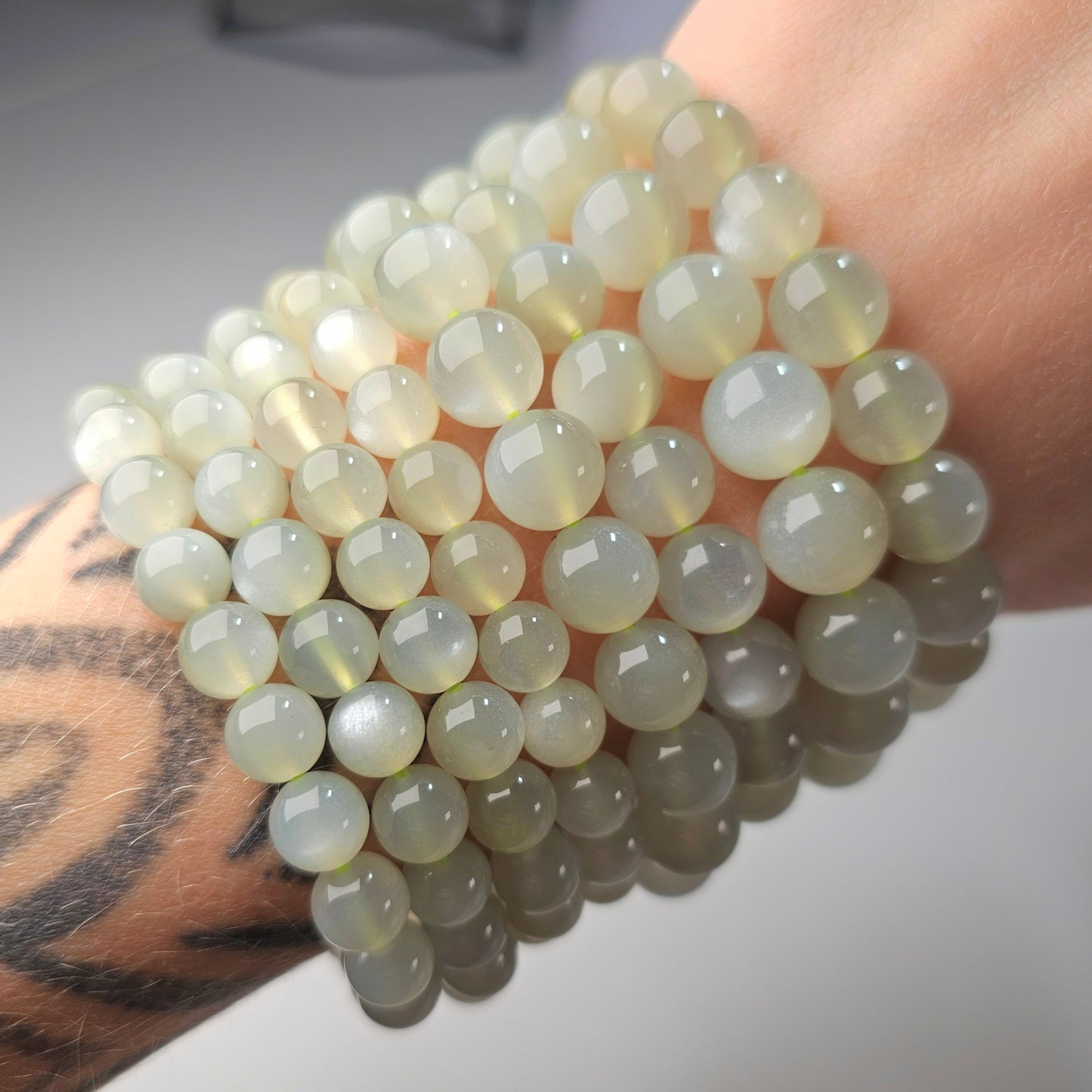 Green Moonstone Bracelet