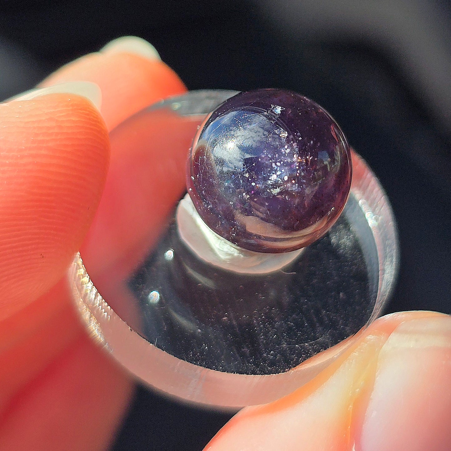 Gemmy Iolite Sphere (F)