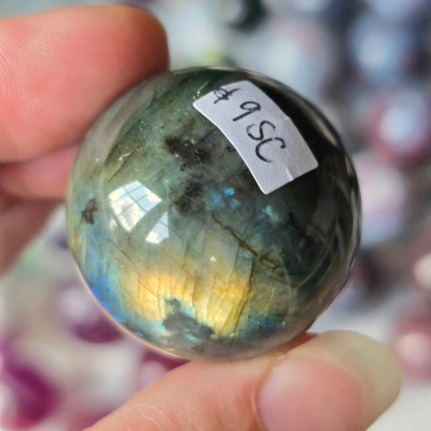 Flashy Labradorite Sphere 🩵