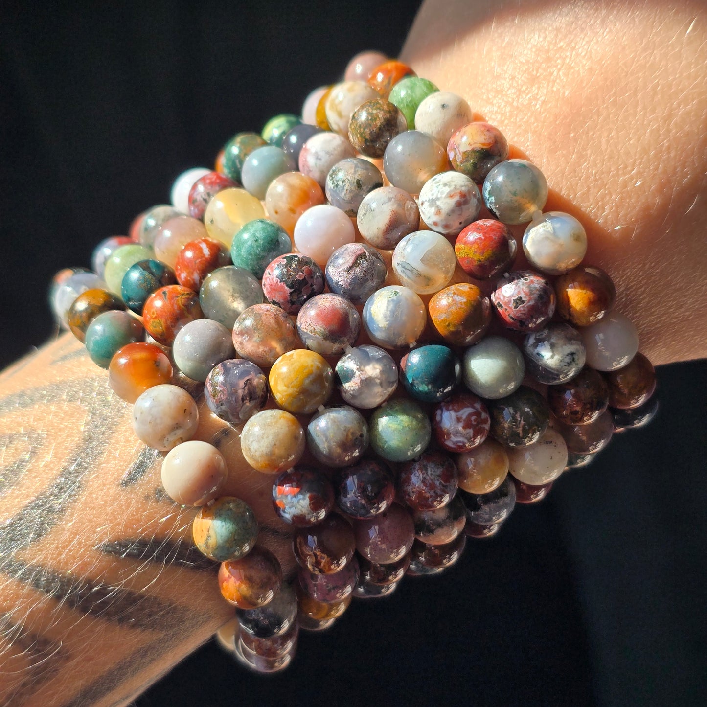 Colorful Sea Jasper Bracelet