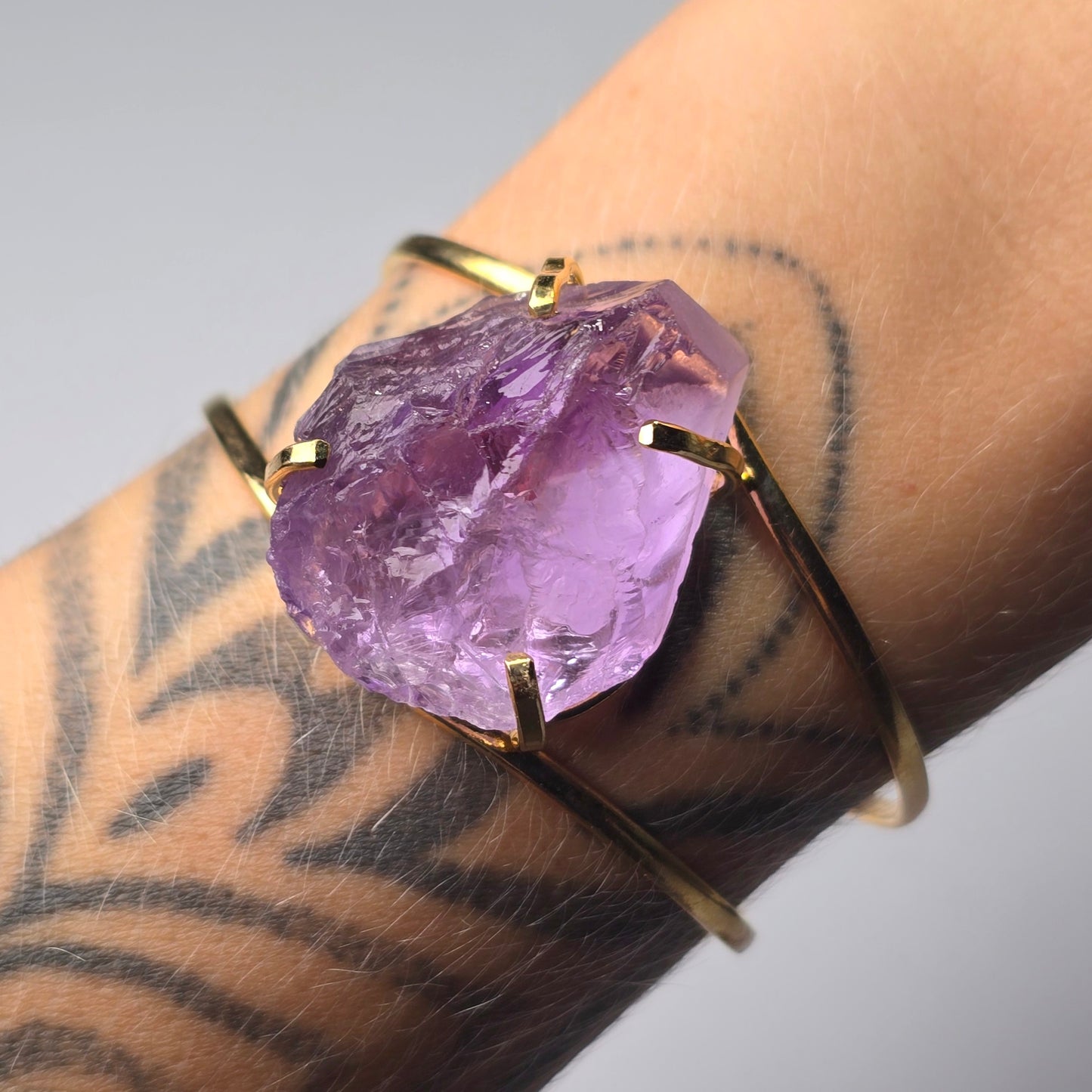 Amethyst Cuff Bracelet