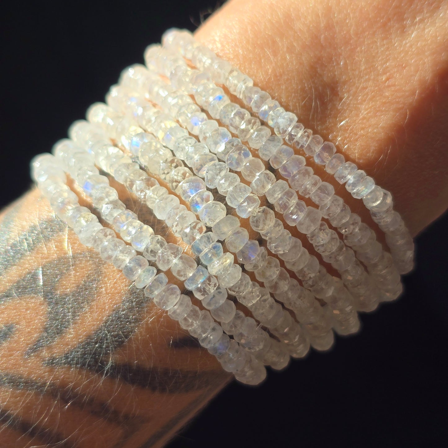 Faceted Moonstone Bracelet
