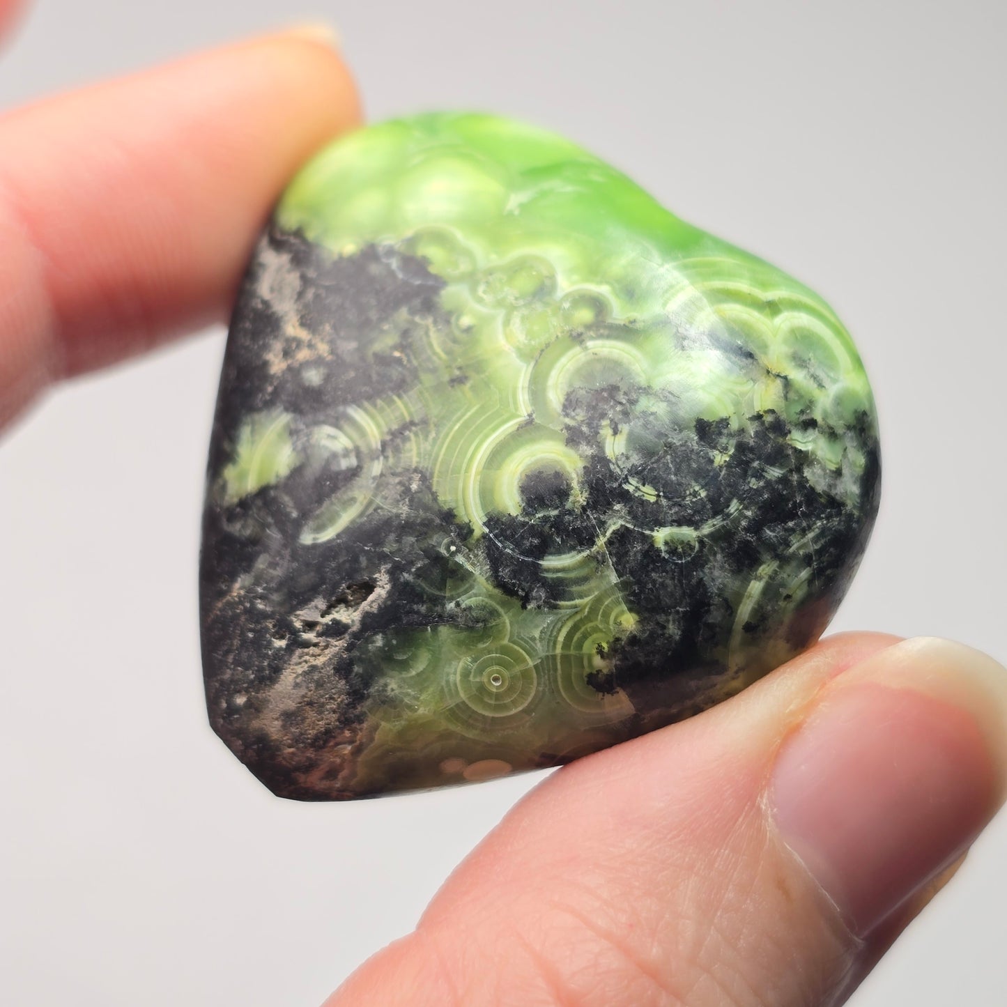 Polished Wavellite Heart