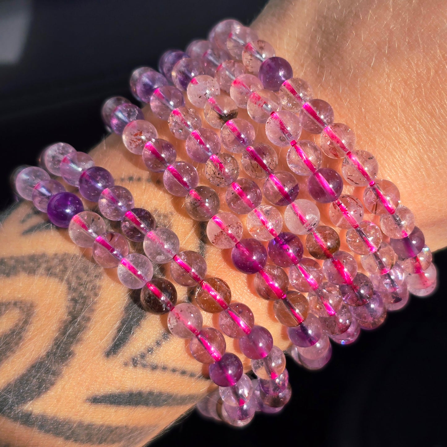 "Super 7" Amethyst Bracelet