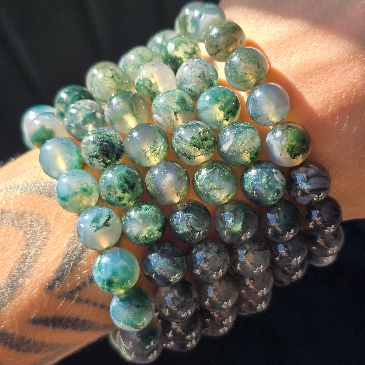 Moss Agate Bracelet