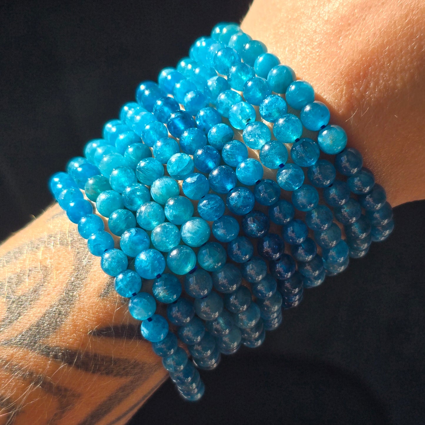 Blue Apatite Bracelet