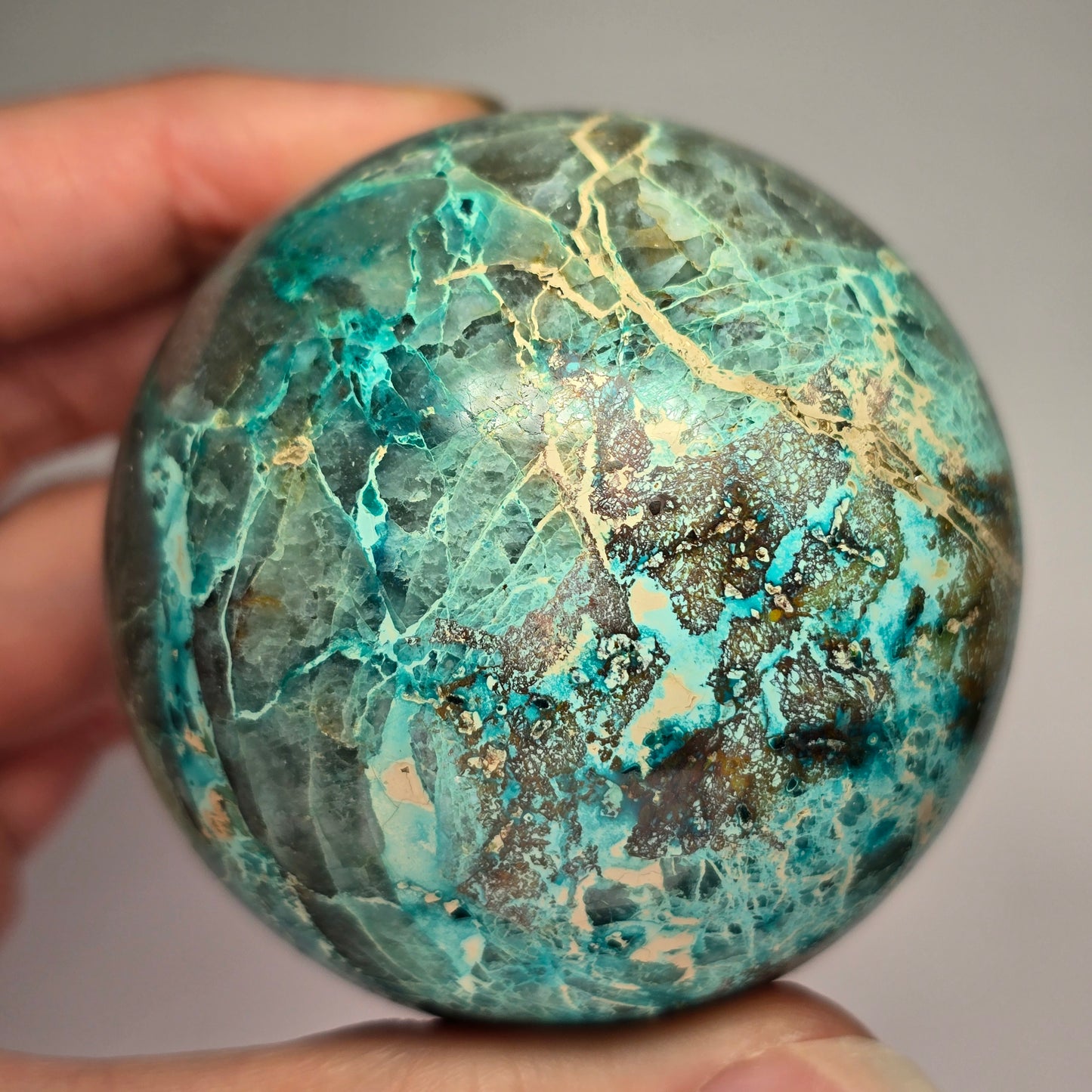 Chrysocolla Combination Sphere (C8)