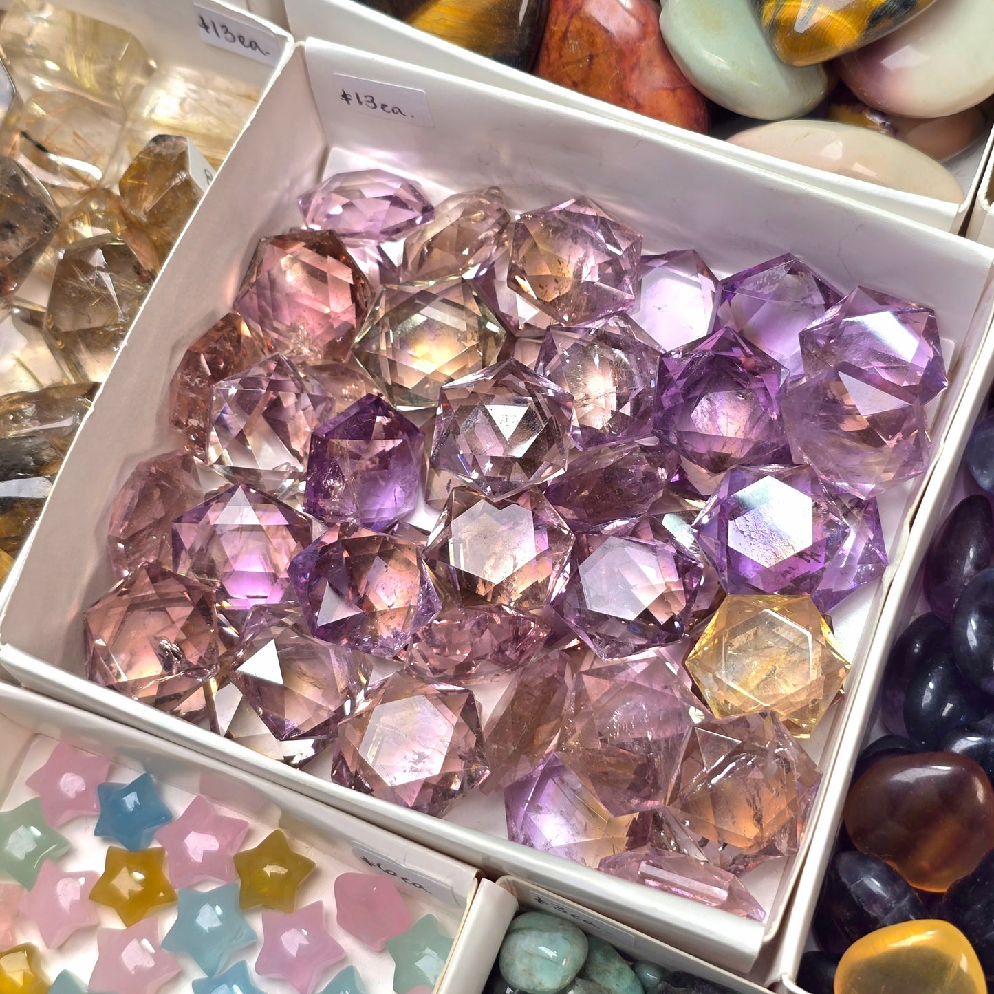 Mini Faceted Ametrine