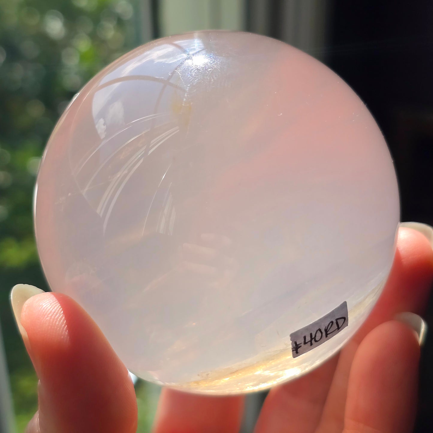 Gemmy Girisol Rose Quartz Sphere 🤍