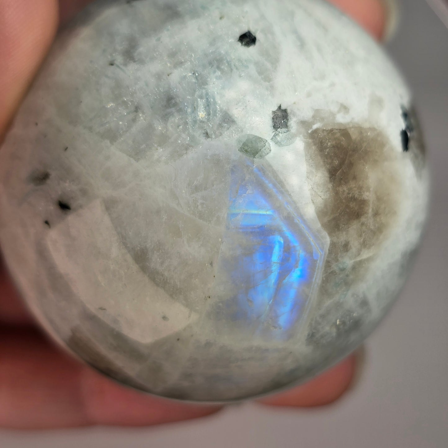 Rainbow Moonstone Sphere