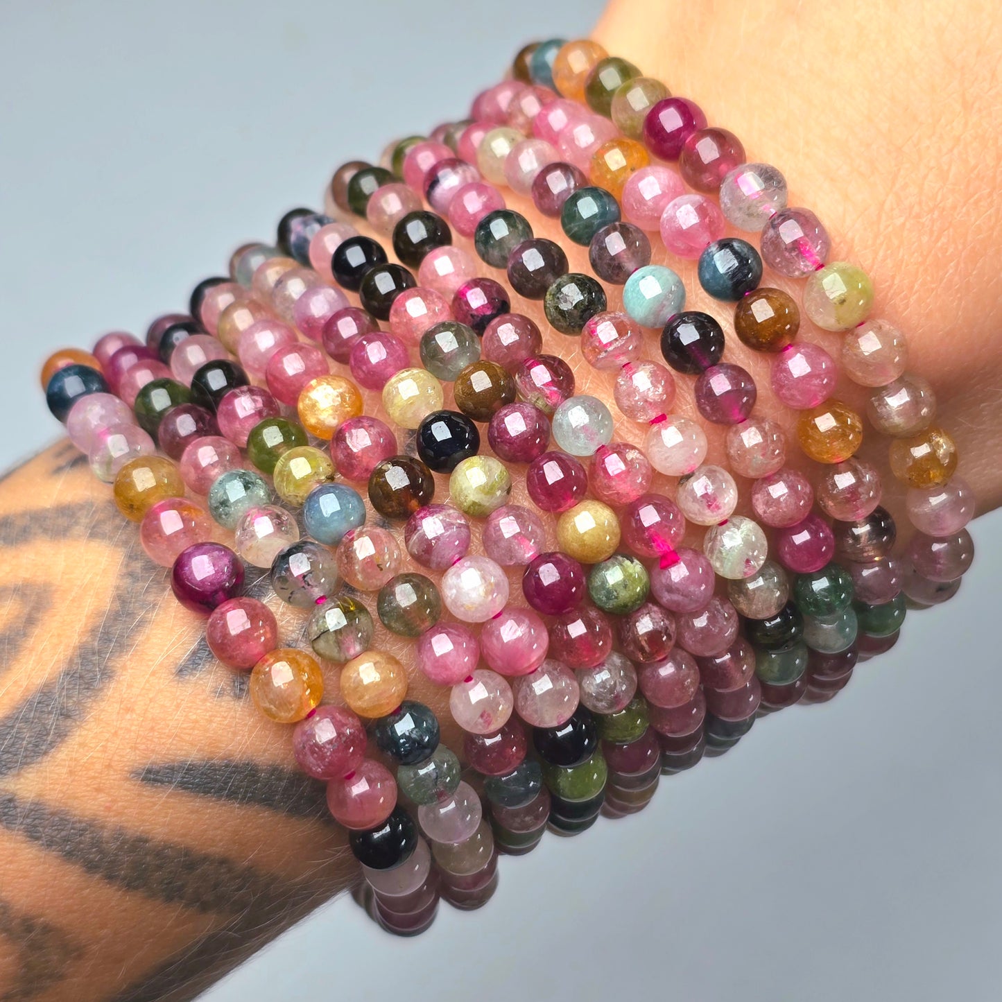 Rainbow Tourmaline Bracelet