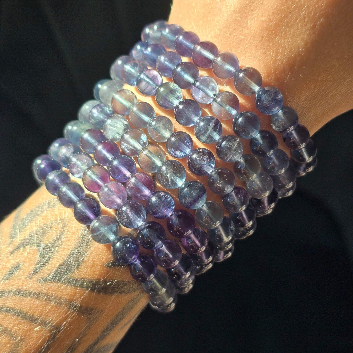 Teal Fluorite Bracelet