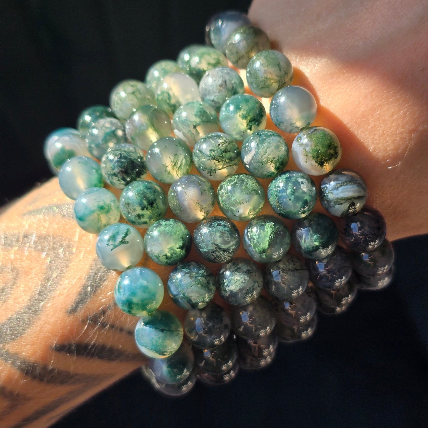Moss Agate Bracelet