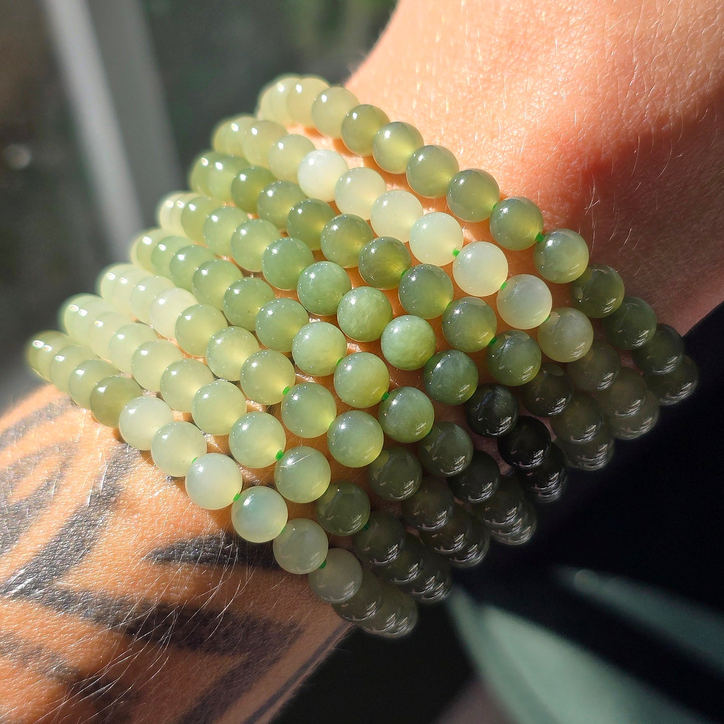 Gradient Jade Bracelet
