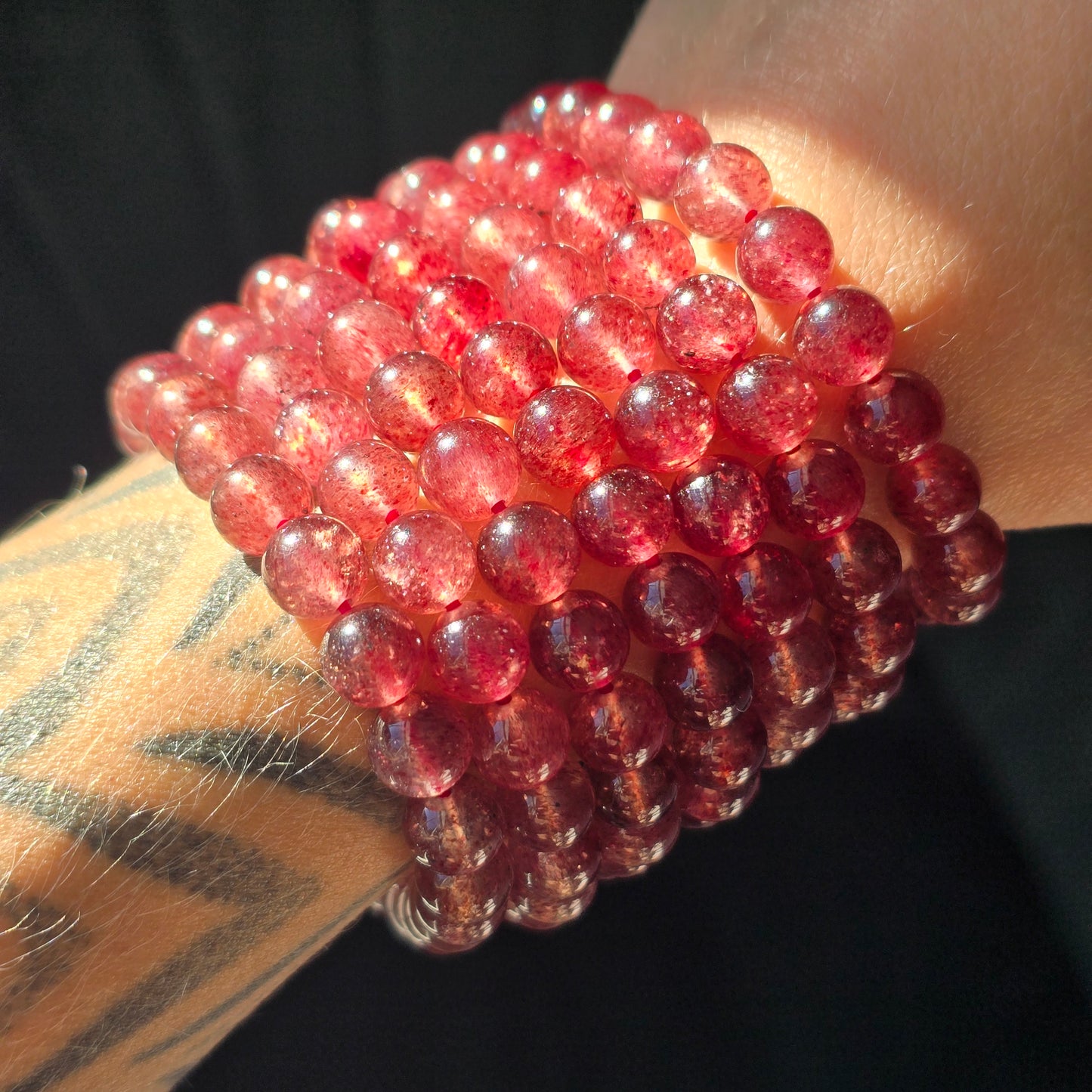 Strawberry Quartz Bracelet