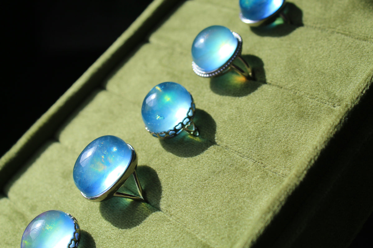 HQ Aquamarine Ring • 925 Sterling Sliver • Size Adjustable