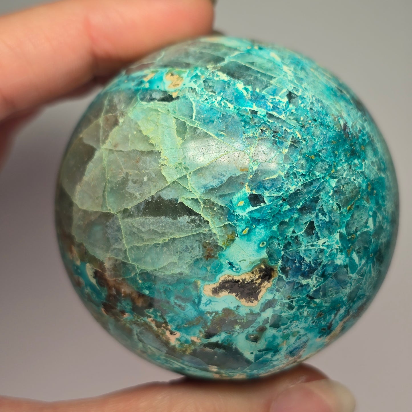 Chrysocolla Combination Sphere (C8)