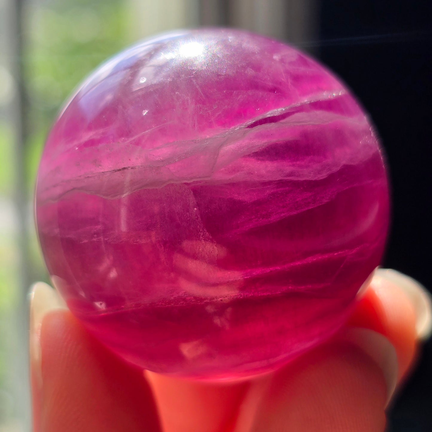 Magenta Fluorite Sphere 🔮