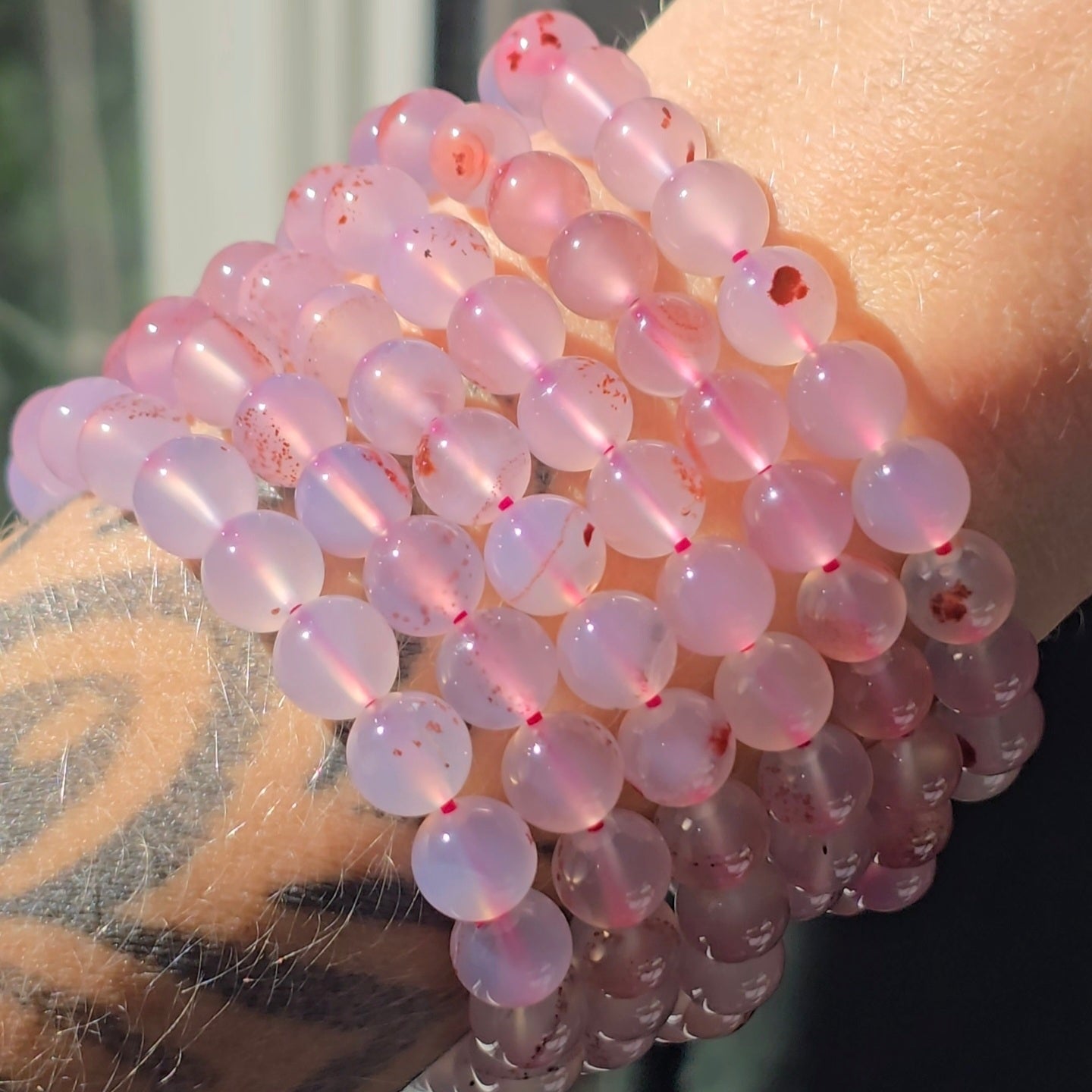 Cinnabar Chalcedony Bracelet