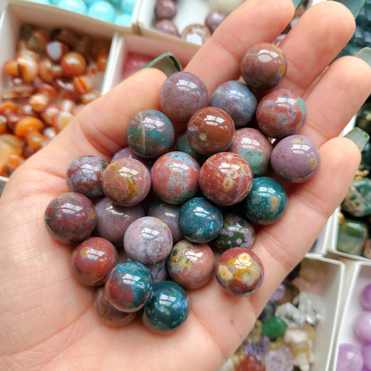 Mini Rainbow Bloodstone Sphere