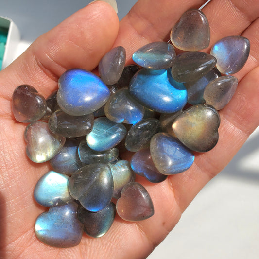 Mini Labradorite Heart