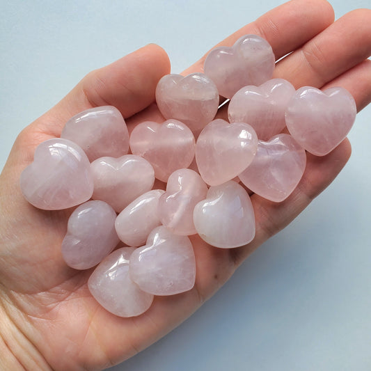 Mini Rose Quartz Heart