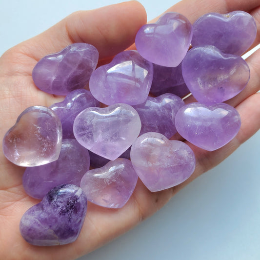 Mini Amethyst Heart
