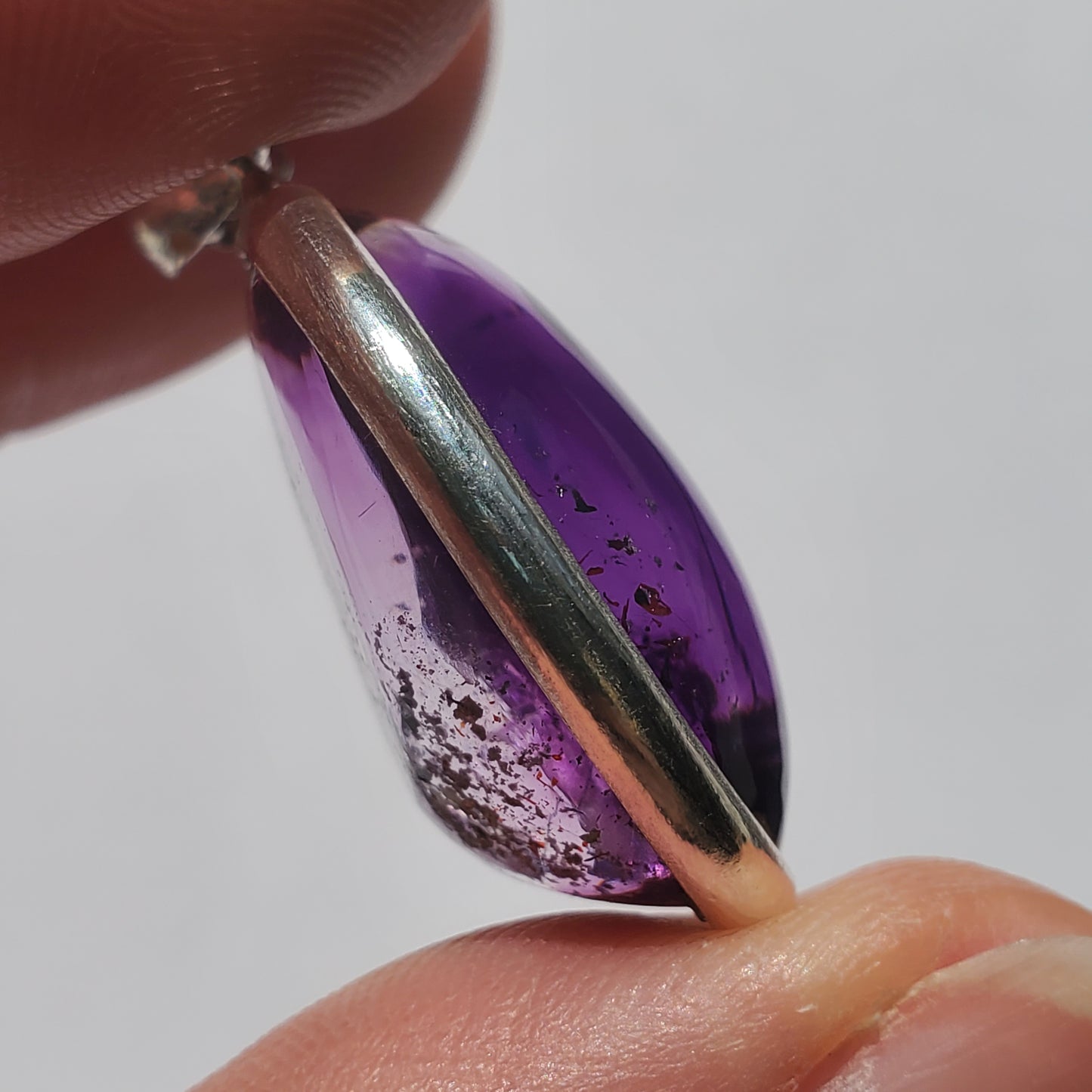 Amethyst Enhydro Crystal Pendant
