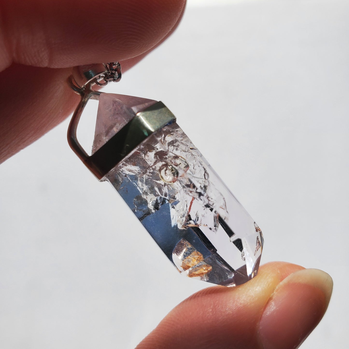 Enhydro Crystal Pendant