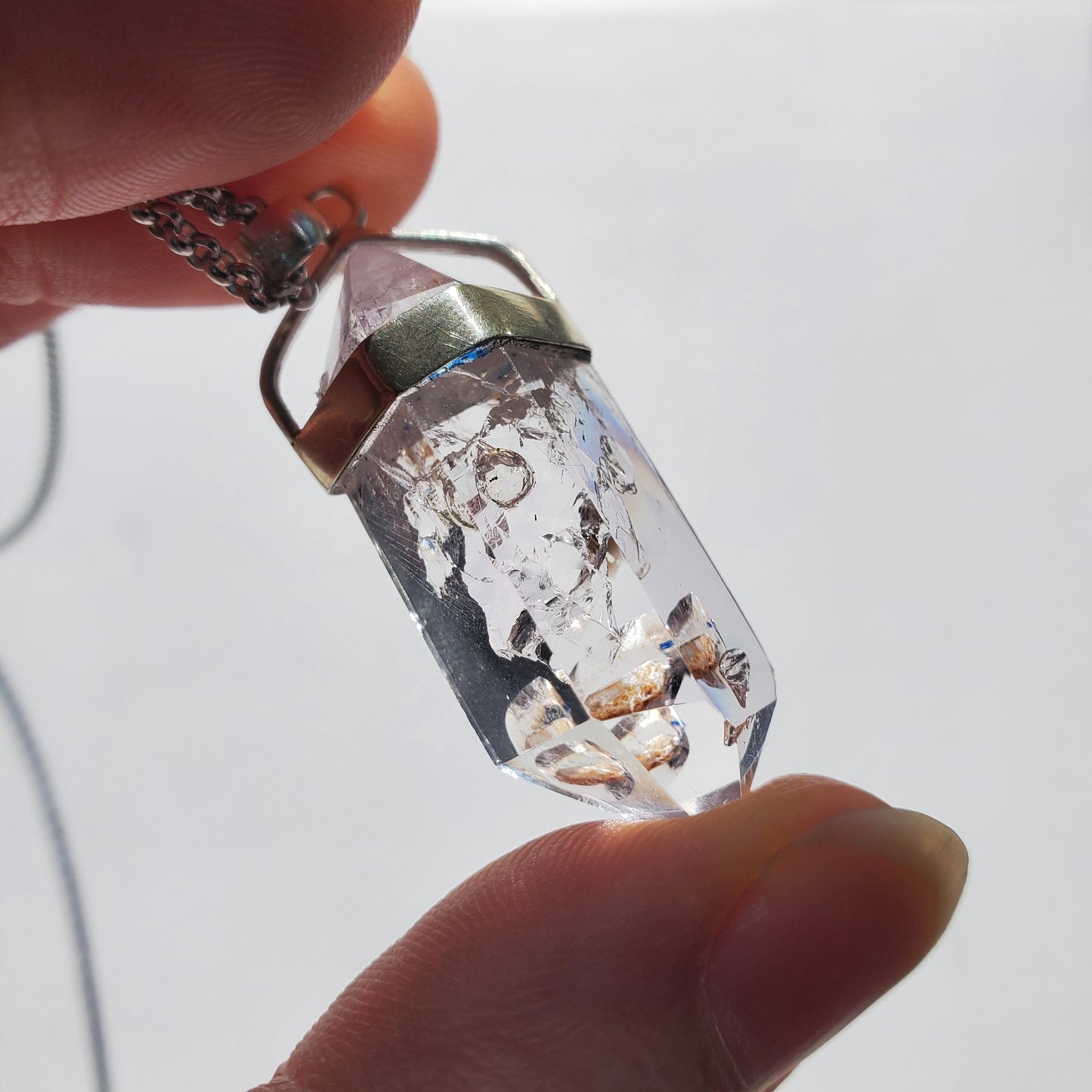Enhydro Crystal Pendant
