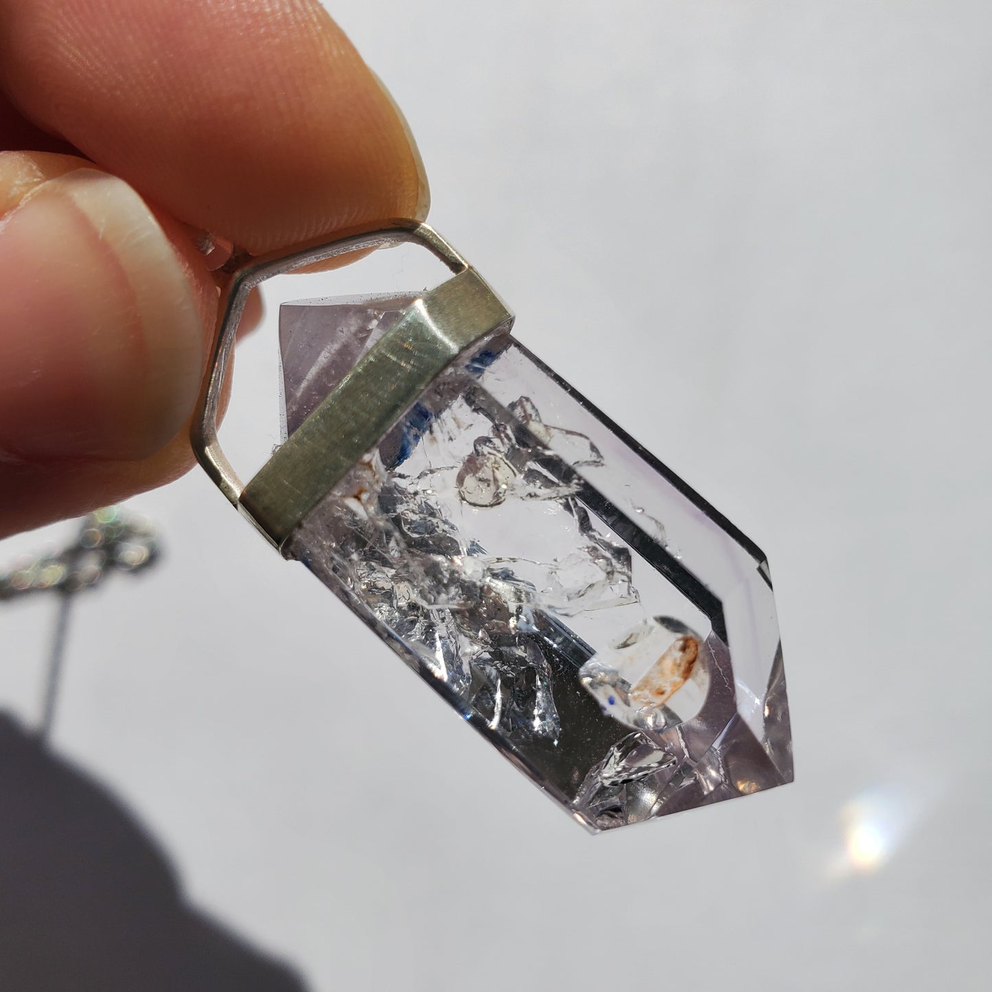 Enhydro Crystal Pendant