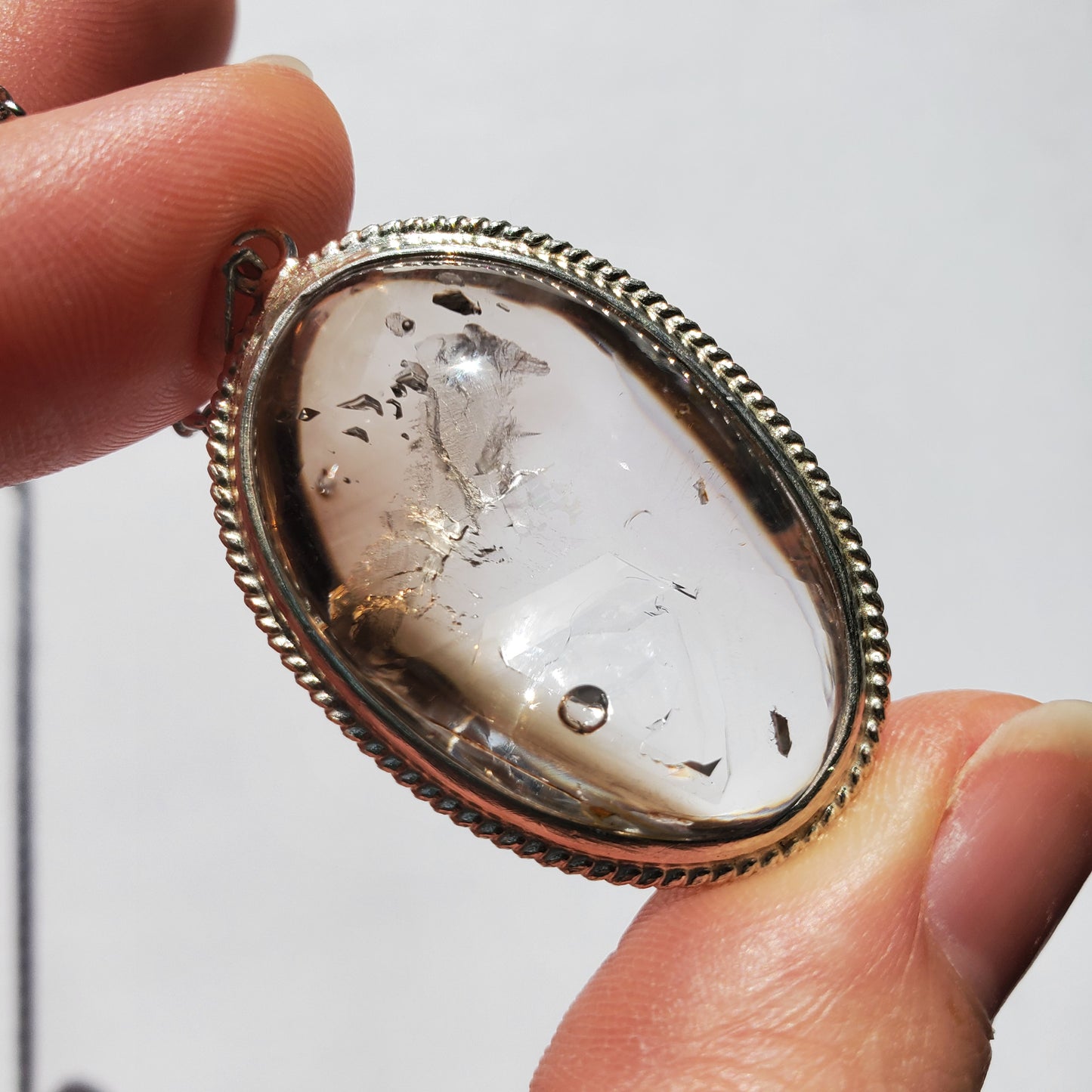 Enhydro Crystal Pendant