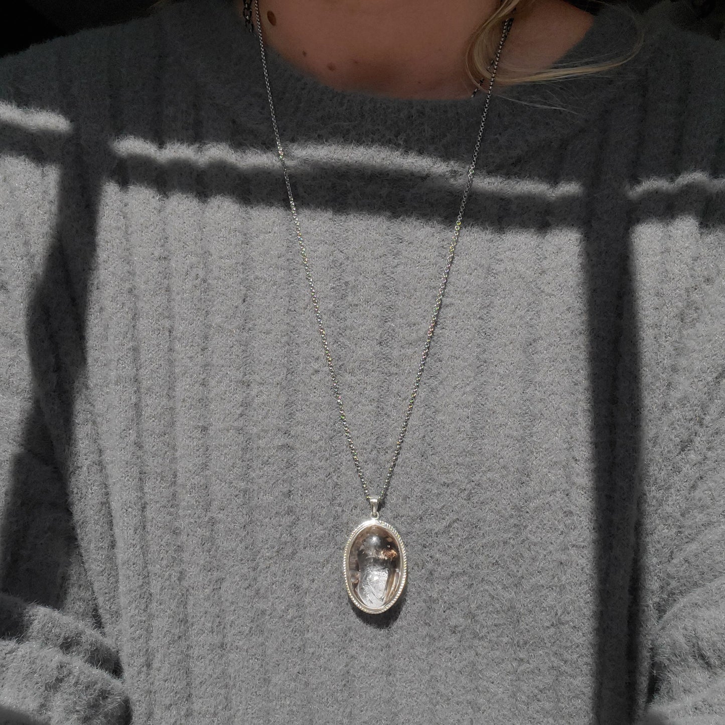 Enhydro Crystal Pendant