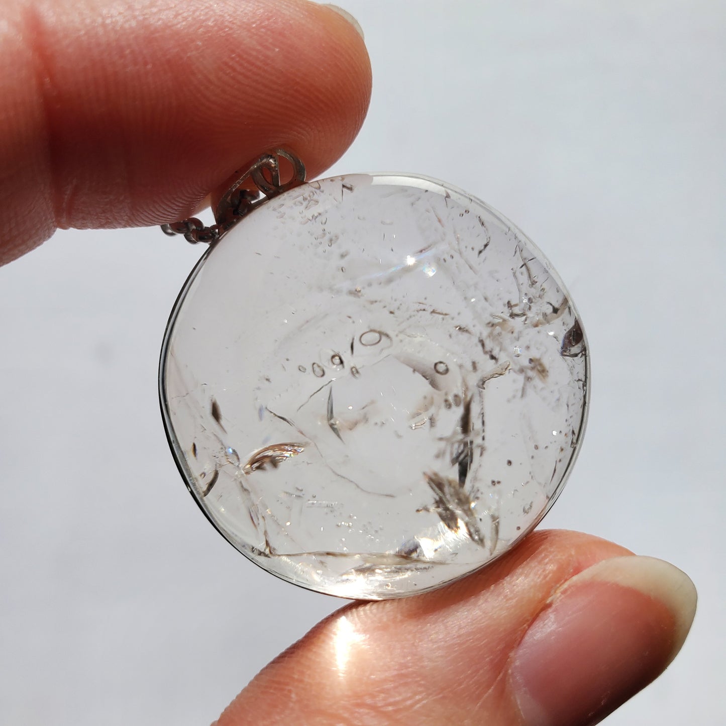 Enhydro Crystal Pendant