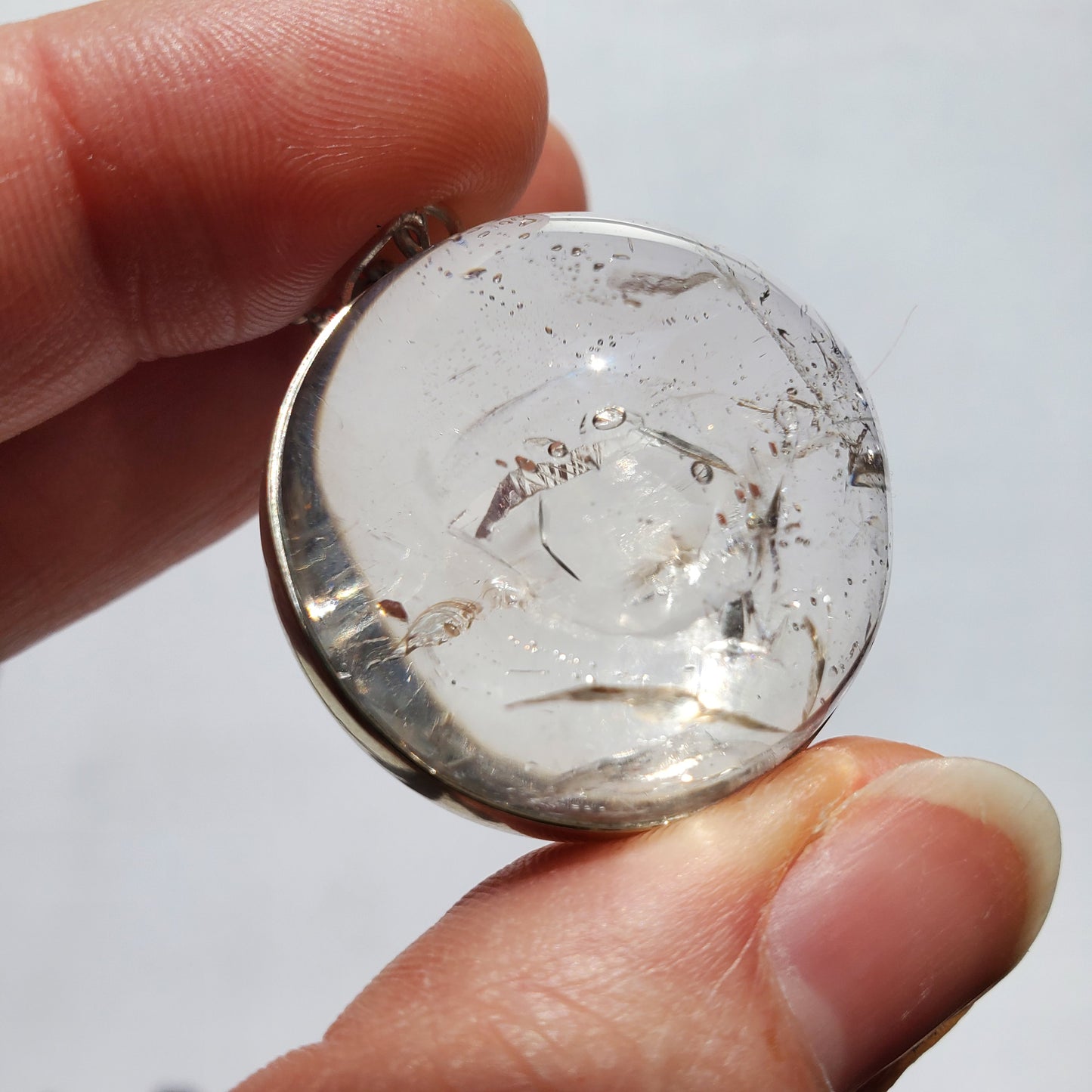 Enhydro Crystal Pendant