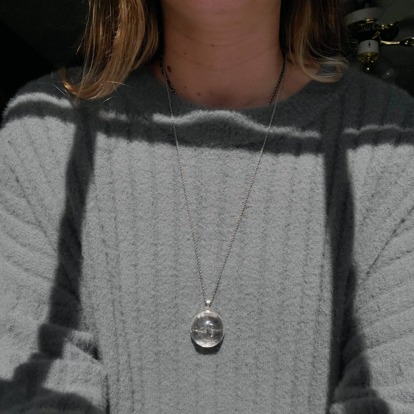 Enhydro Crystal Pendant
