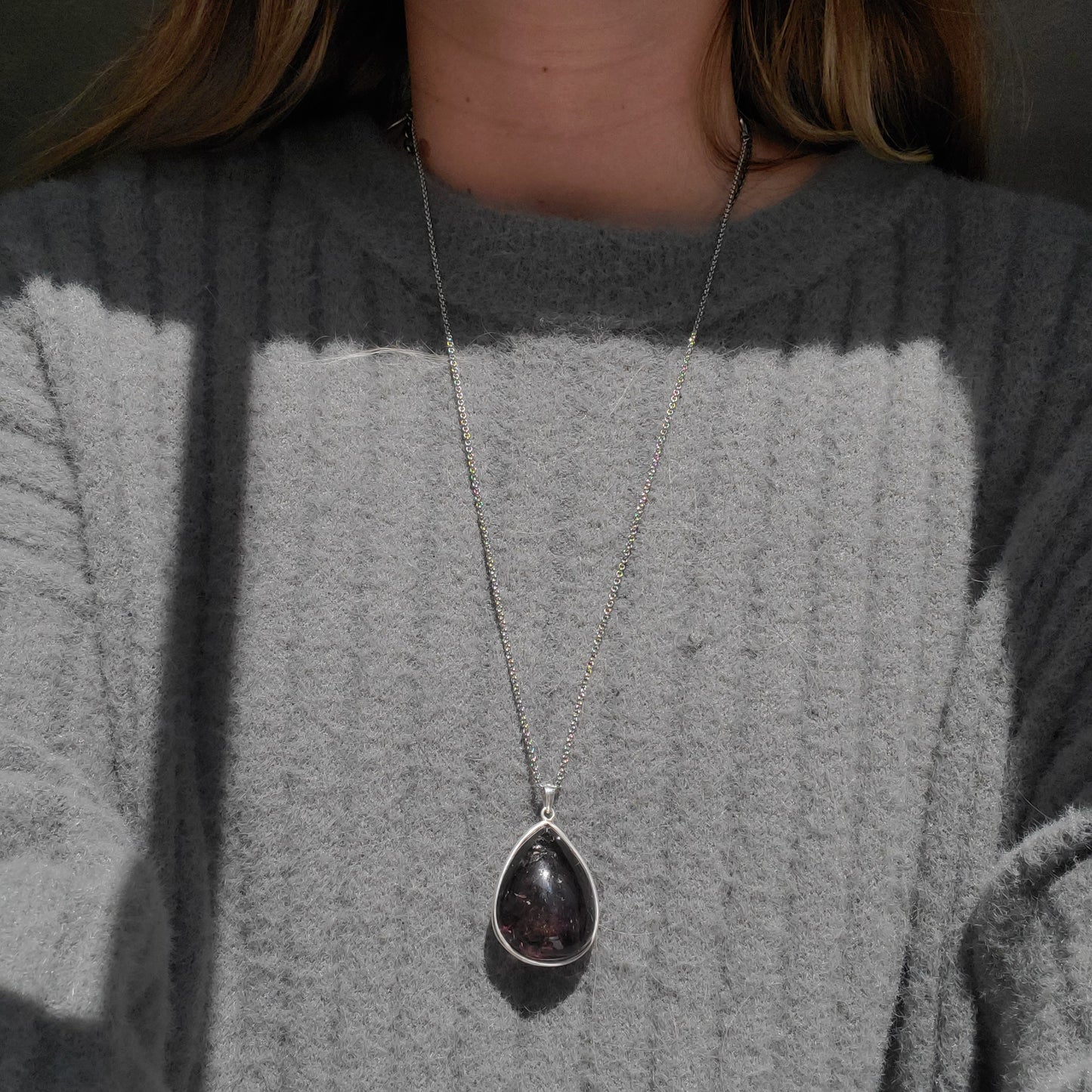 Amethyst Enhydro Crystal Pendant