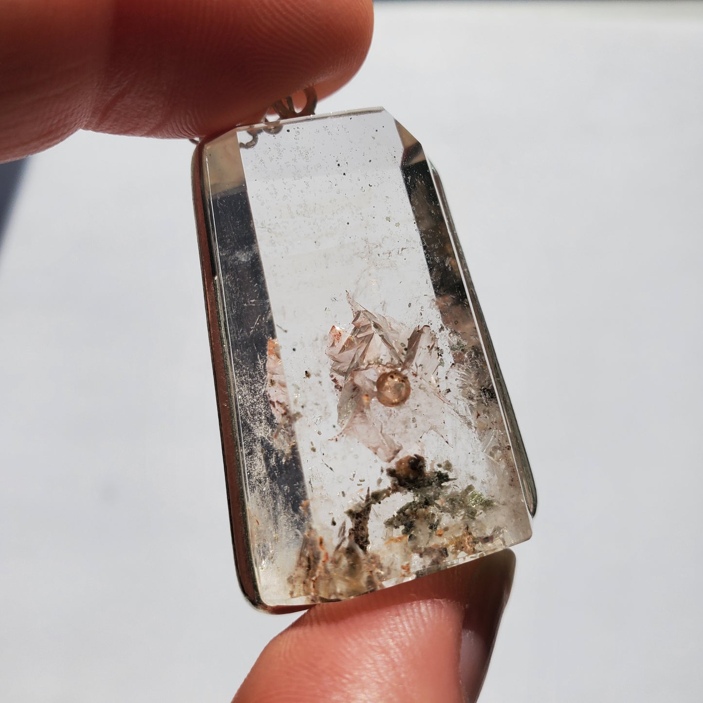 Enhydro Crystal Pendant