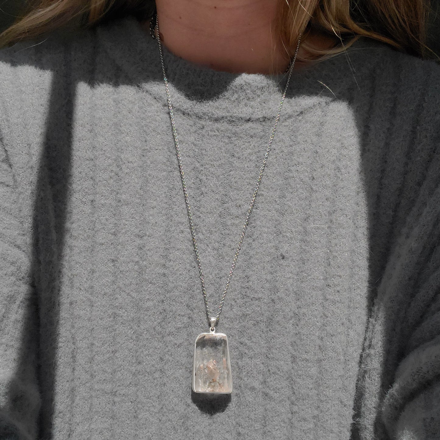 Enhydro Crystal Pendant