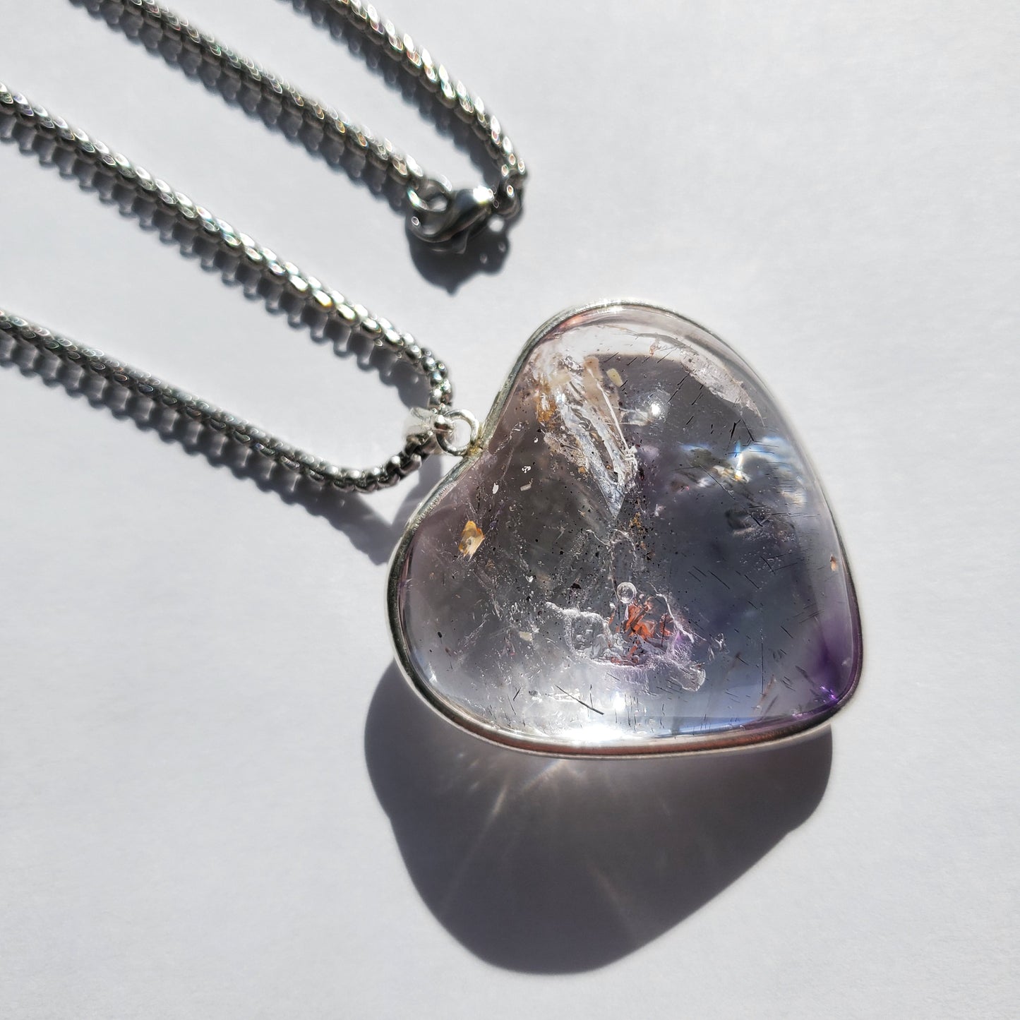 Amethyst Enhydro Crystal Pendant