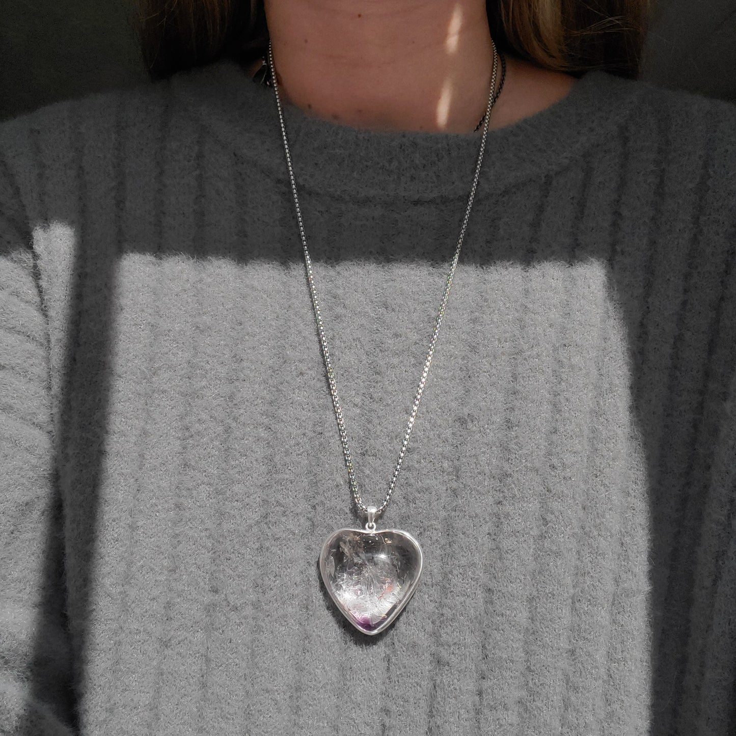 Amethyst Enhydro Crystal Pendant
