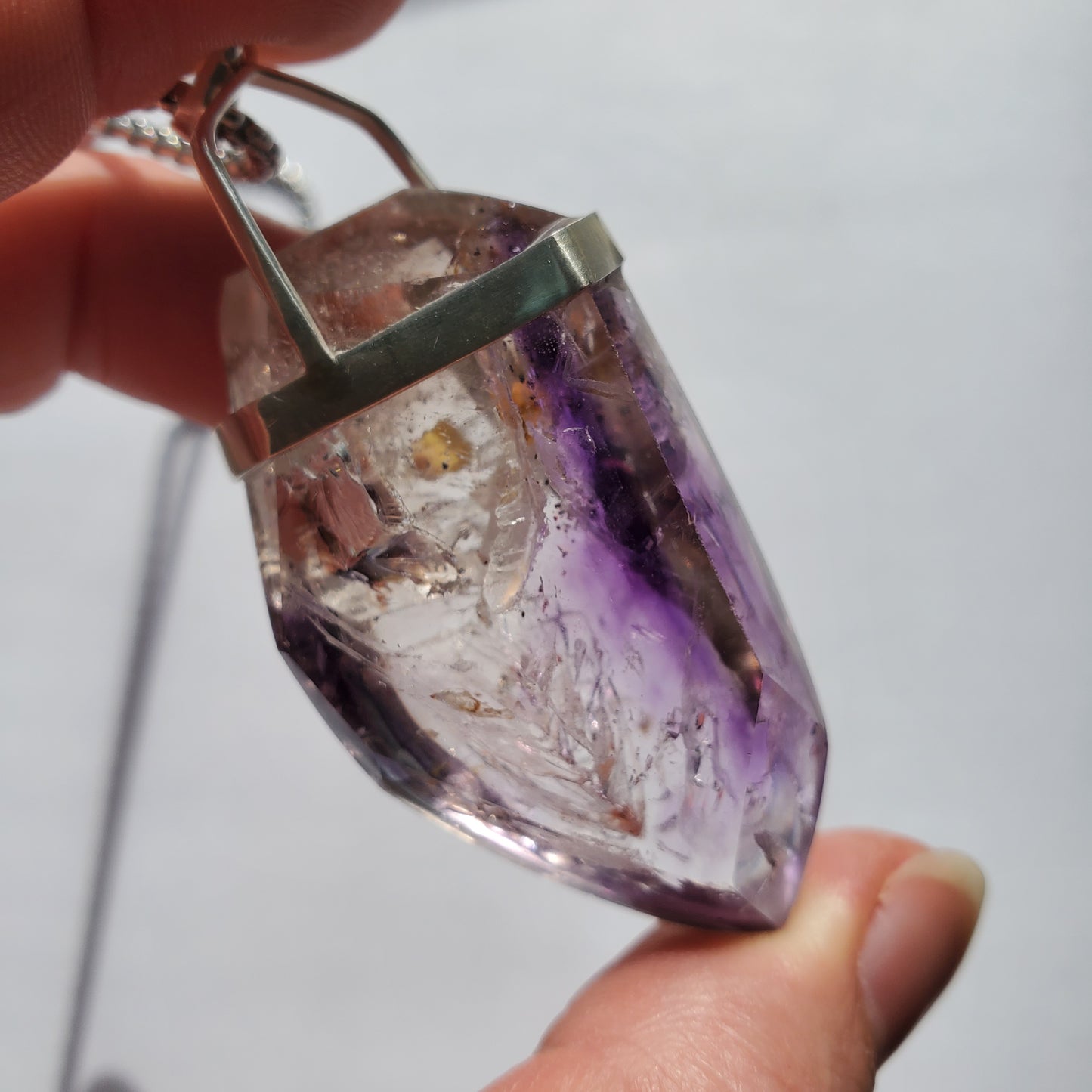 Amethyst Enhydro Crystal Pendant
